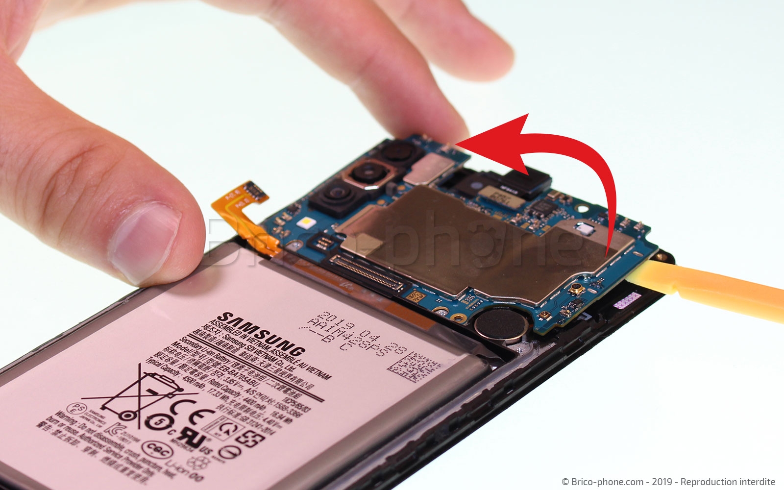 Démontage complet sur Galaxy A70 photo 2