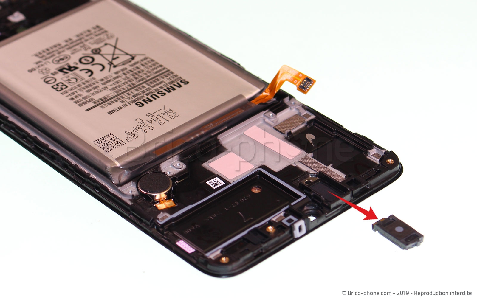 Démontage complet sur Galaxy A70 photo 3