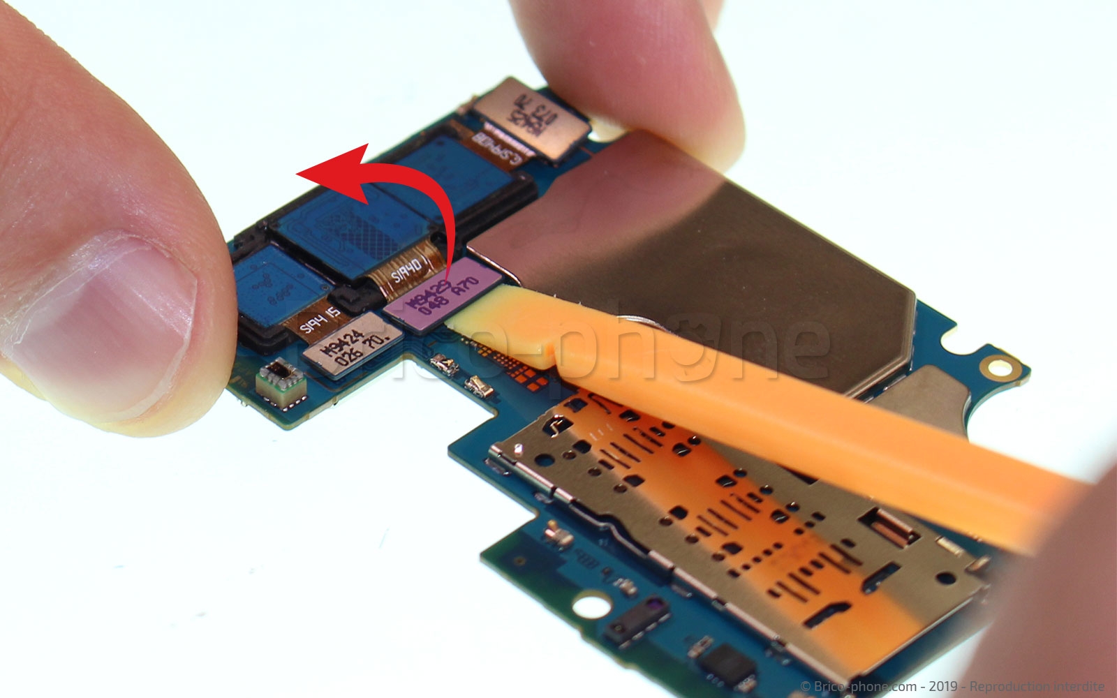 Démontage complet sur Galaxy A70 photo 2