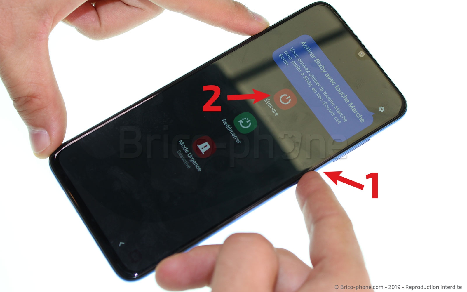 Démontage complet sur Galaxy A70 photo 1
