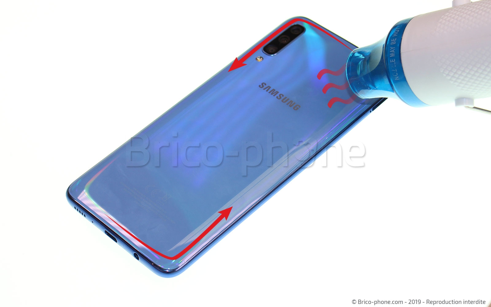 Changement de batterie sur Galaxy A70 photo 3