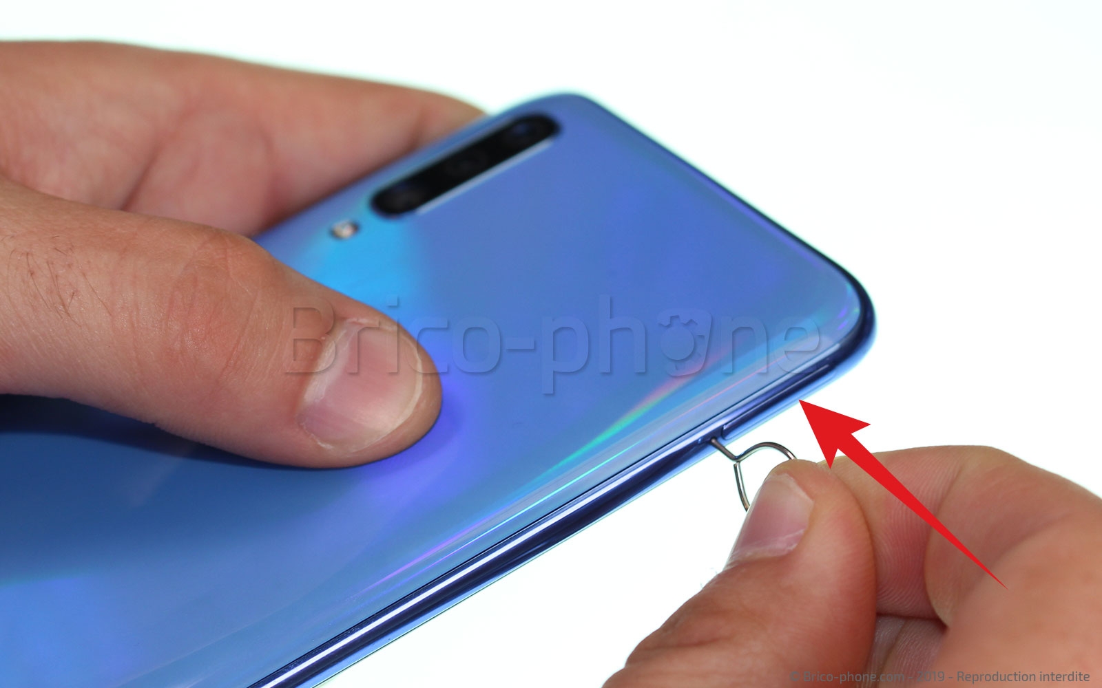 Changement de vitre arrière sur Galaxy A70 photo 2