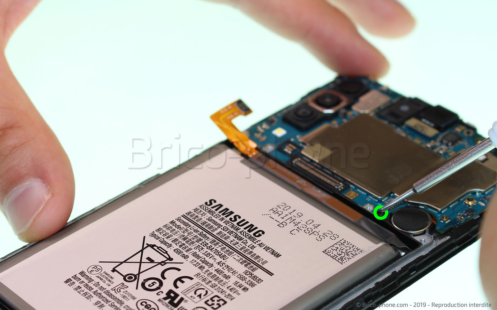 Changement de bloc écran sur Galaxy A70 photo 1