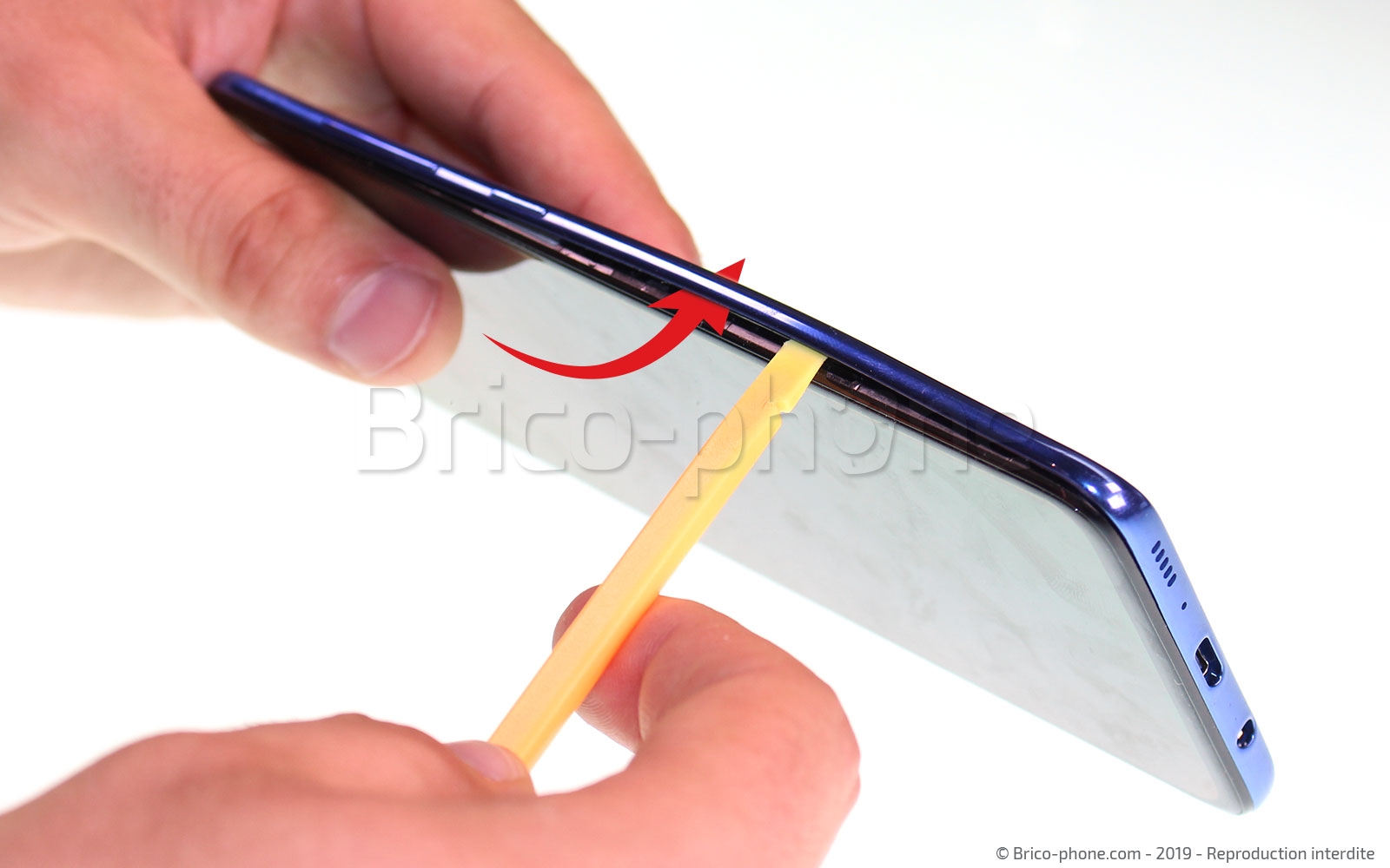 Changement de bloc écran sur Galaxy A70 photo 2