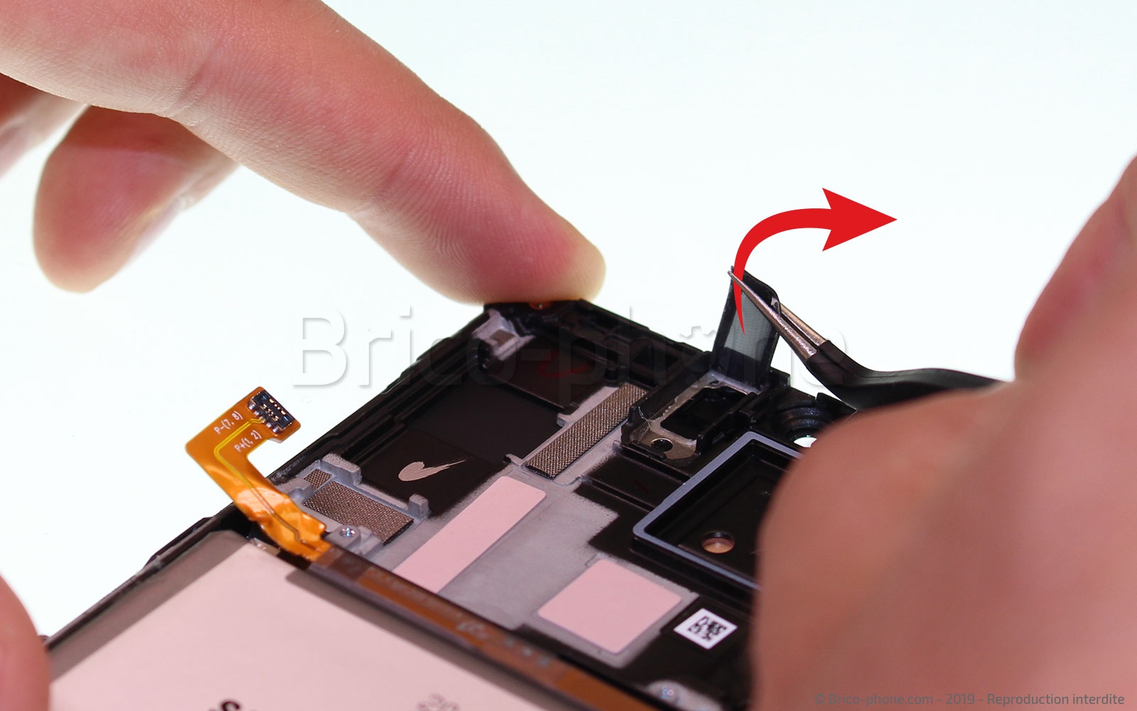 Changement de bloc écran sur Galaxy A70 photo 4