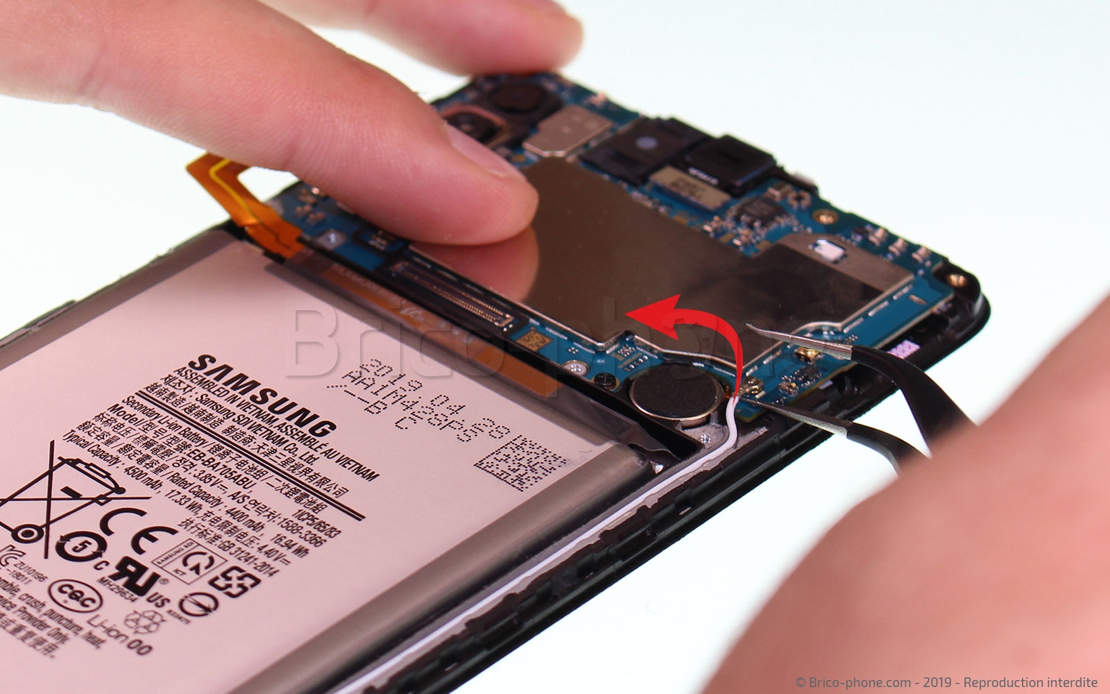 Changement de bloc écran sur Galaxy A70 photo 1