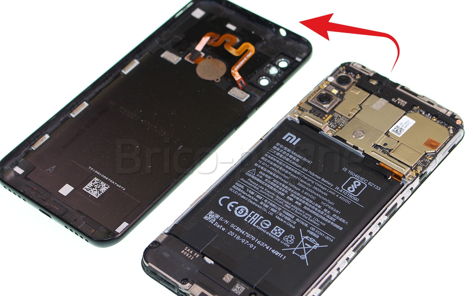 Démontage complet sur Mi A2 Lite photo 2