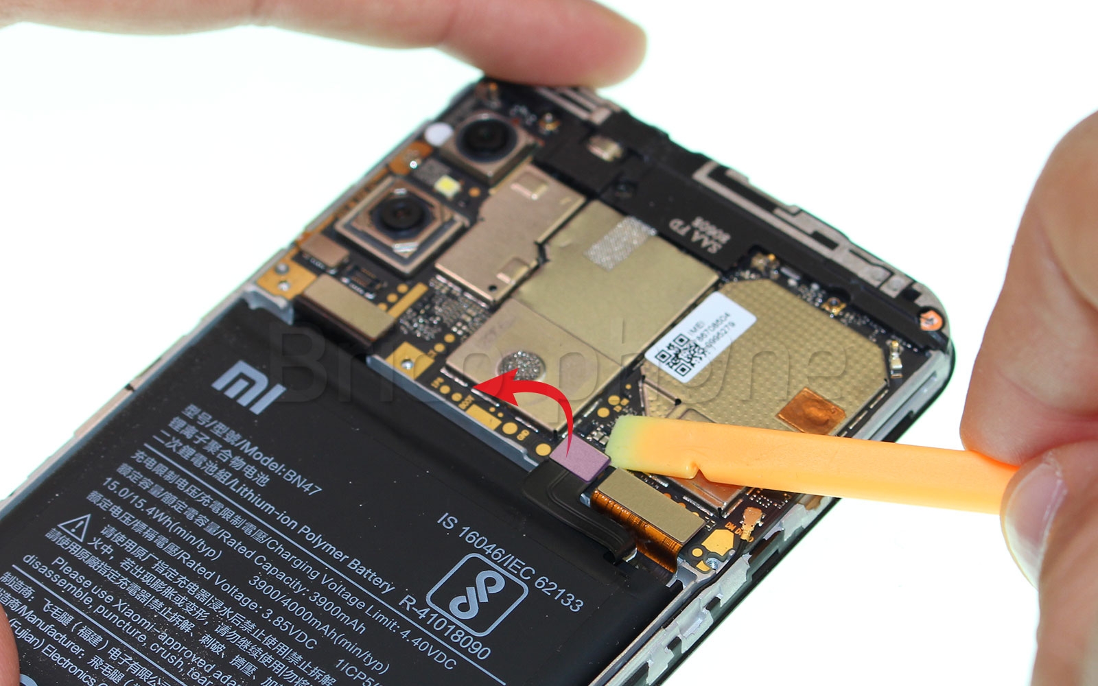 Changement du connecteur de charge sur Mi A2 Lite photo 1