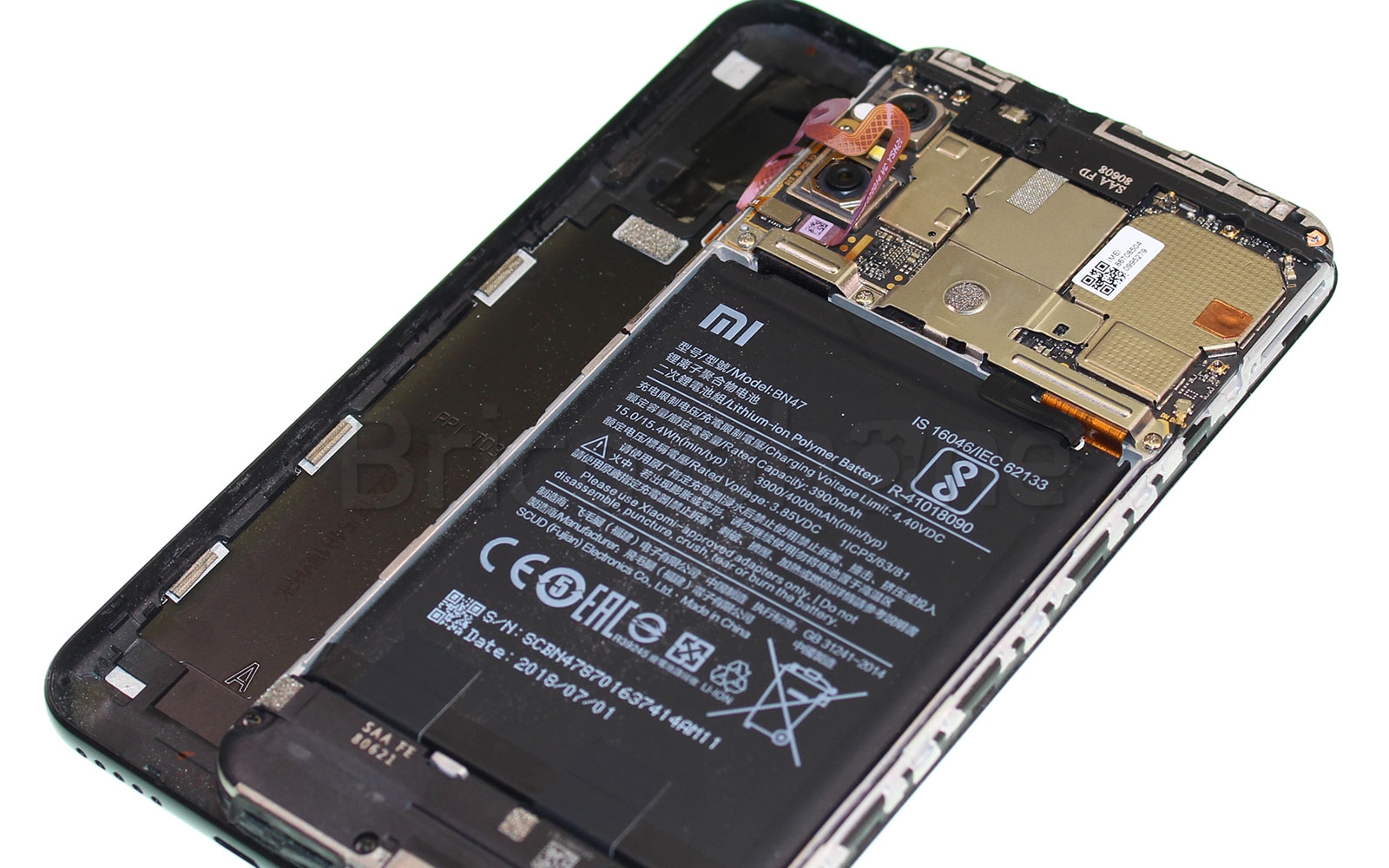 Remplacement de l'écran (vitre+ LCD) sur Mi A2 Lite photo 4