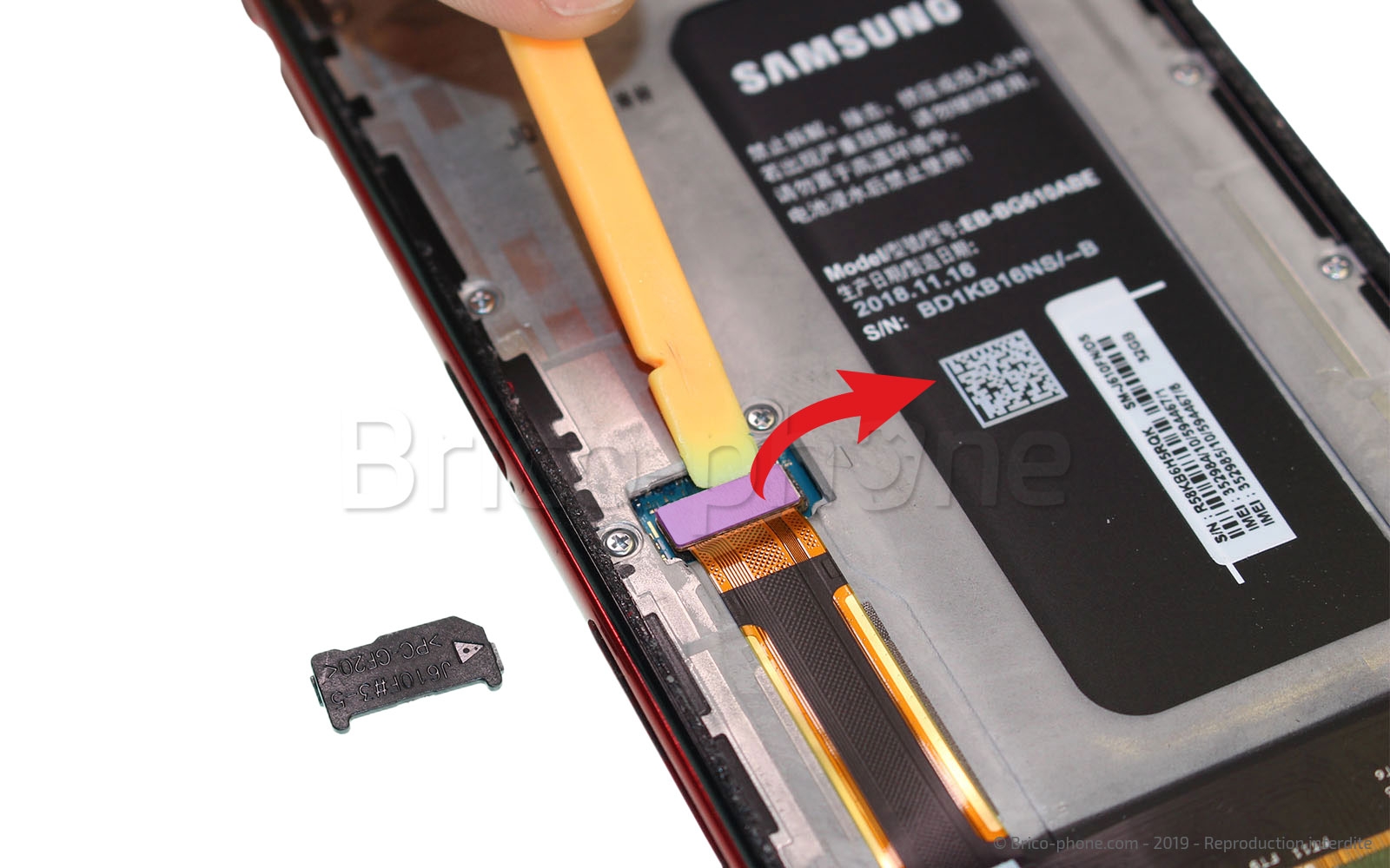 Changement de Batterie sur Galaxy J6 Plus photo 2