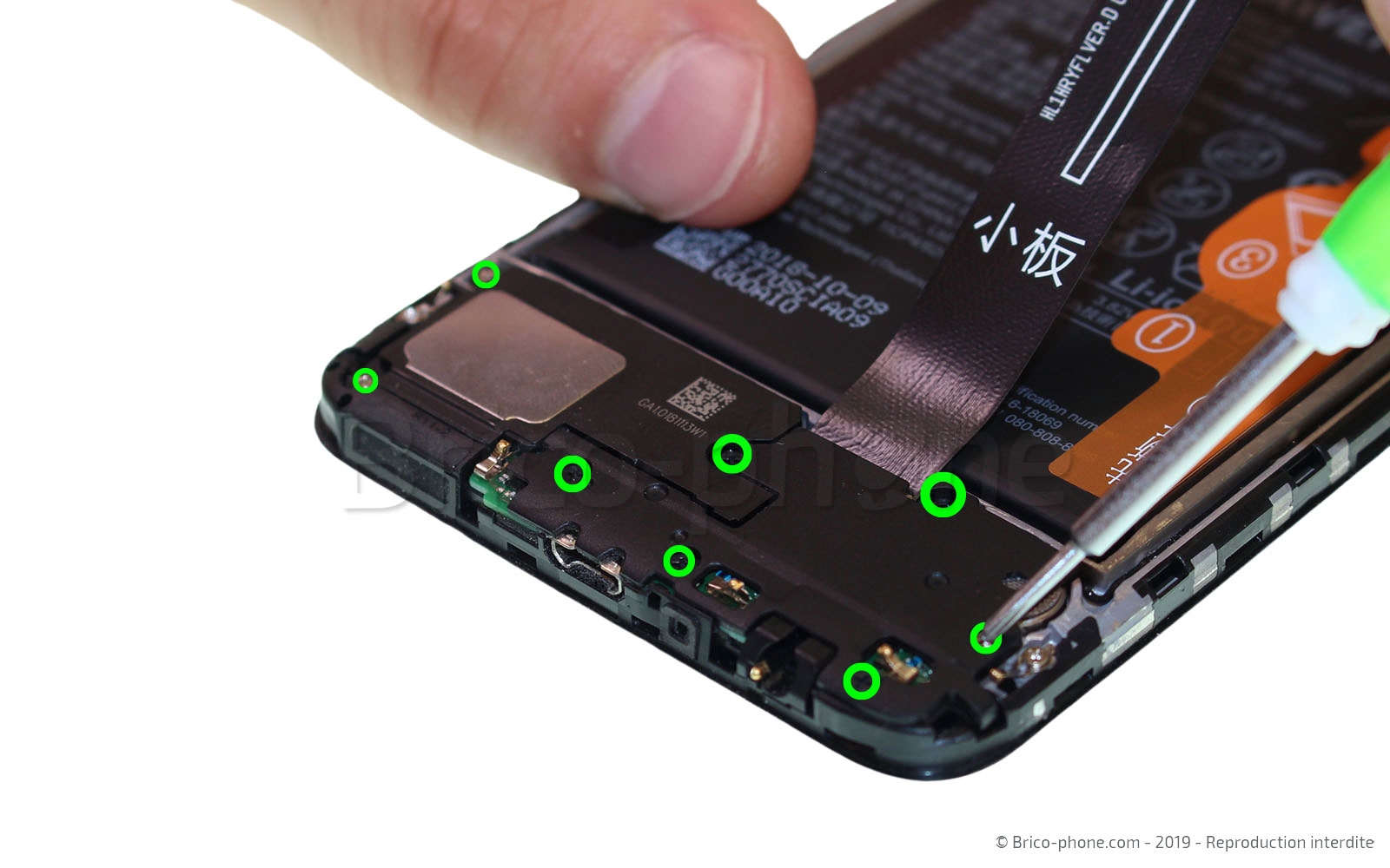 Changement du connecteur de charge sur P Smart 2019 photo 1