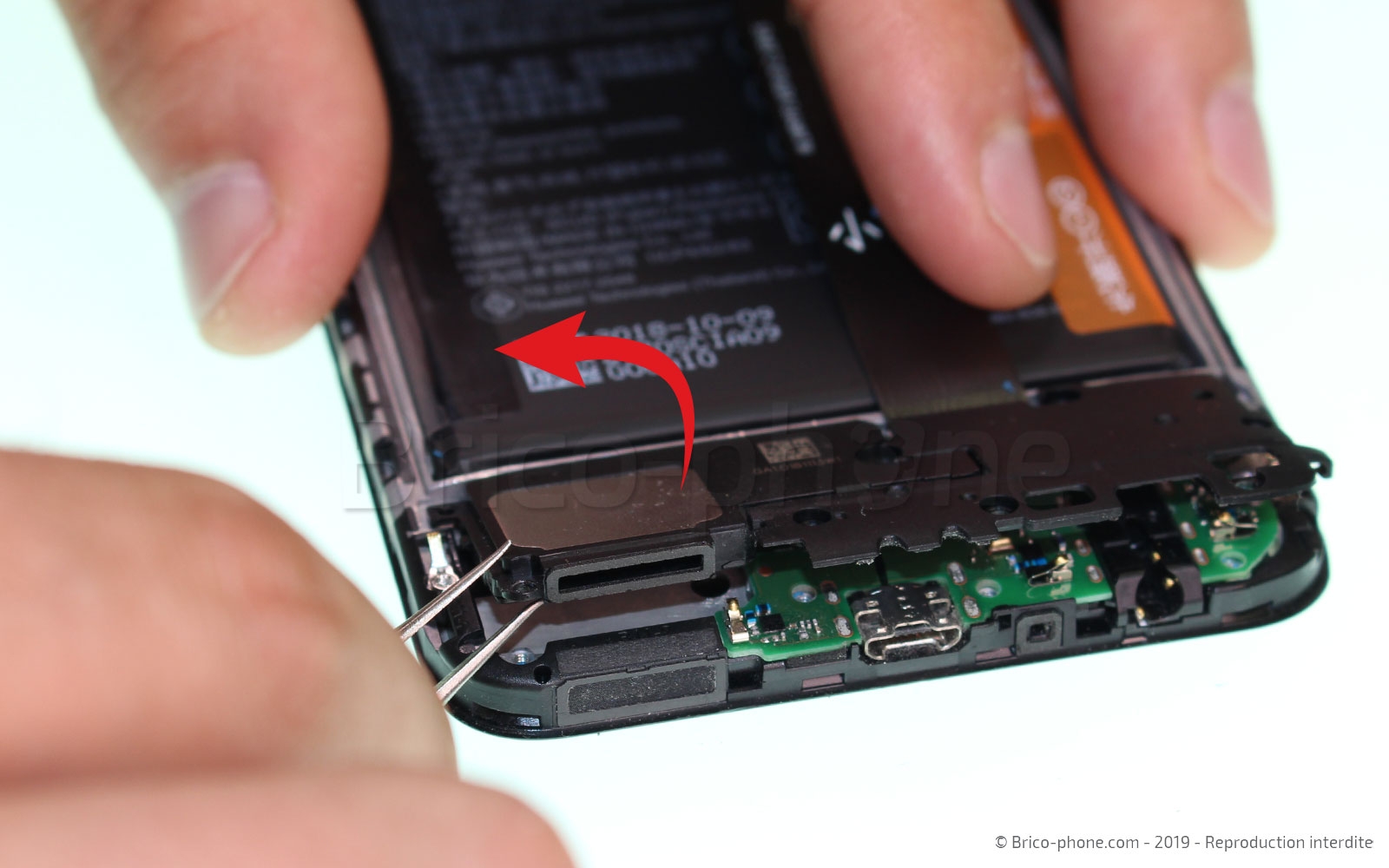 Changement du connecteur de charge sur P Smart 2019 photo 2