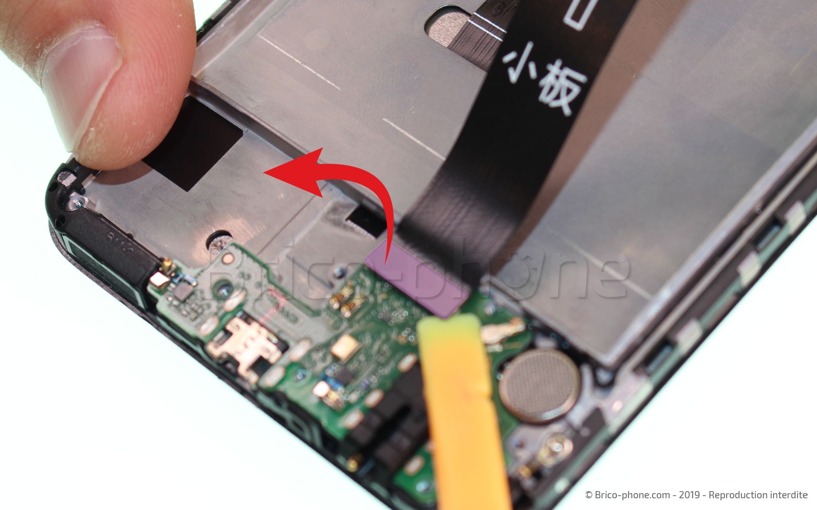 Changement du connecteur de charge sur P Smart 2019 photo 1