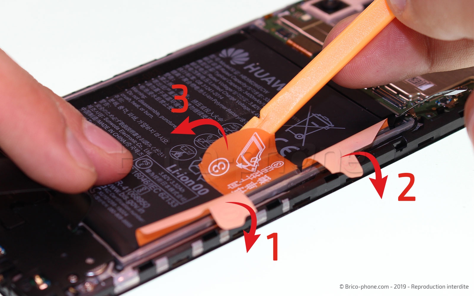 Changement de batterie sur P Smart 2019 photo 2