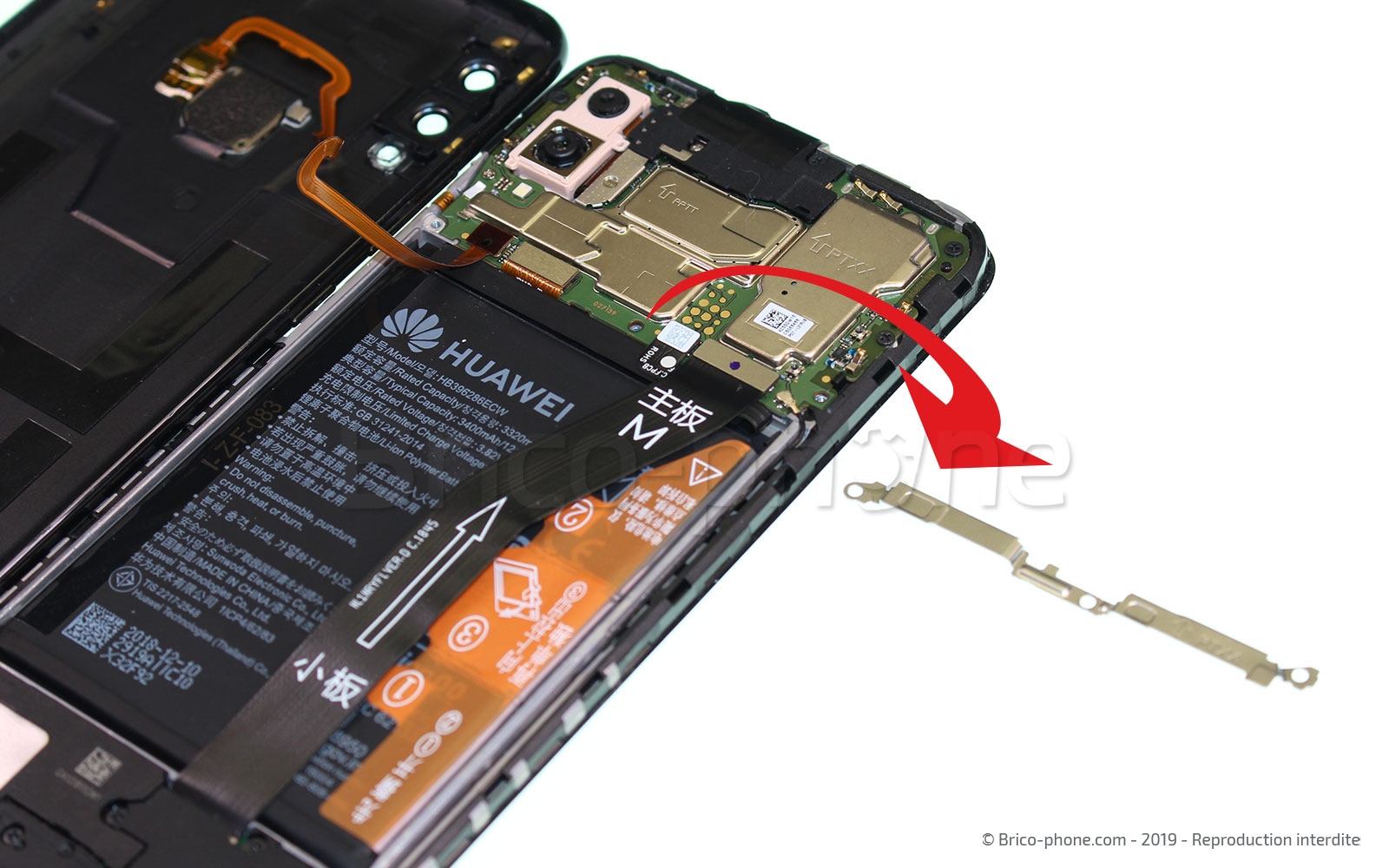 Changement de batterie sur P Smart 2019 photo 3