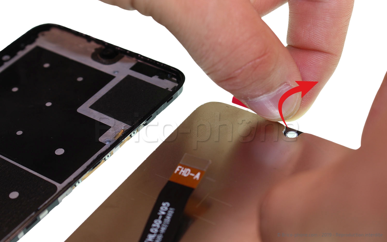 Changement d'écran vitre et LCD sur P Smart 2019 photo 2