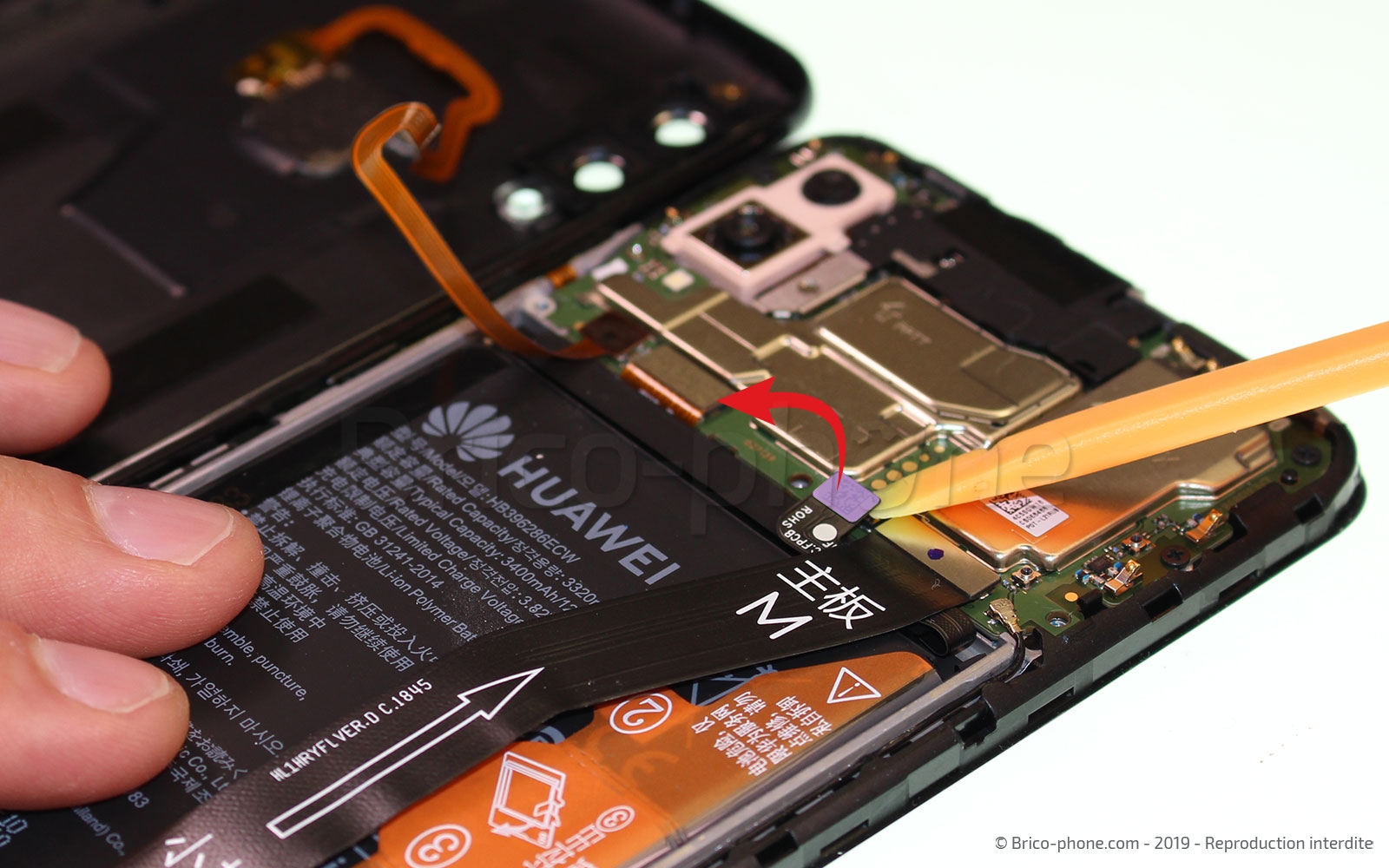 Changement d'écran vitre et LCD sur P Smart 2019 photo 1