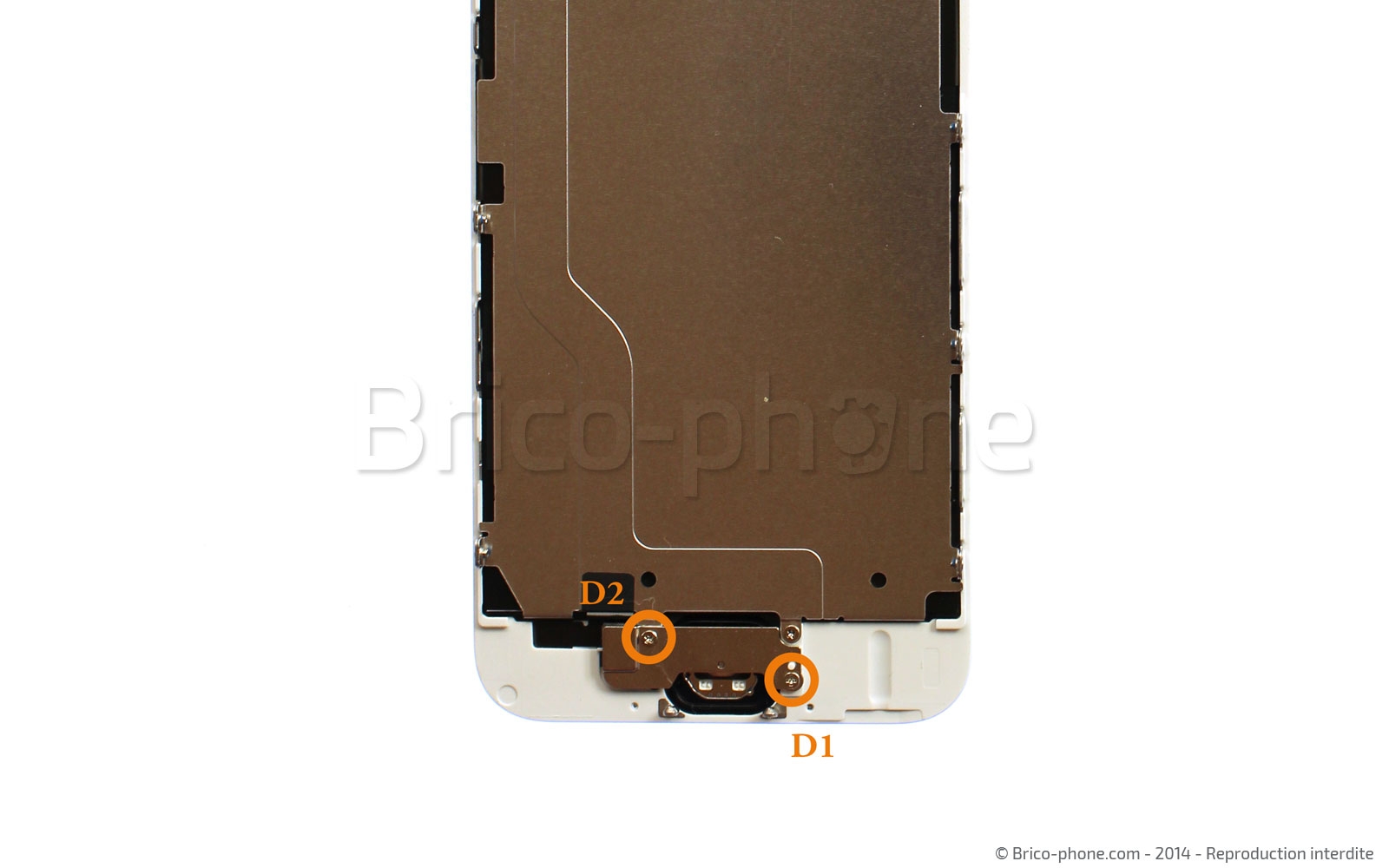 Changement d'écran (vitre+LCD) sans éléments prémontés sur iPhone 6 photo 1