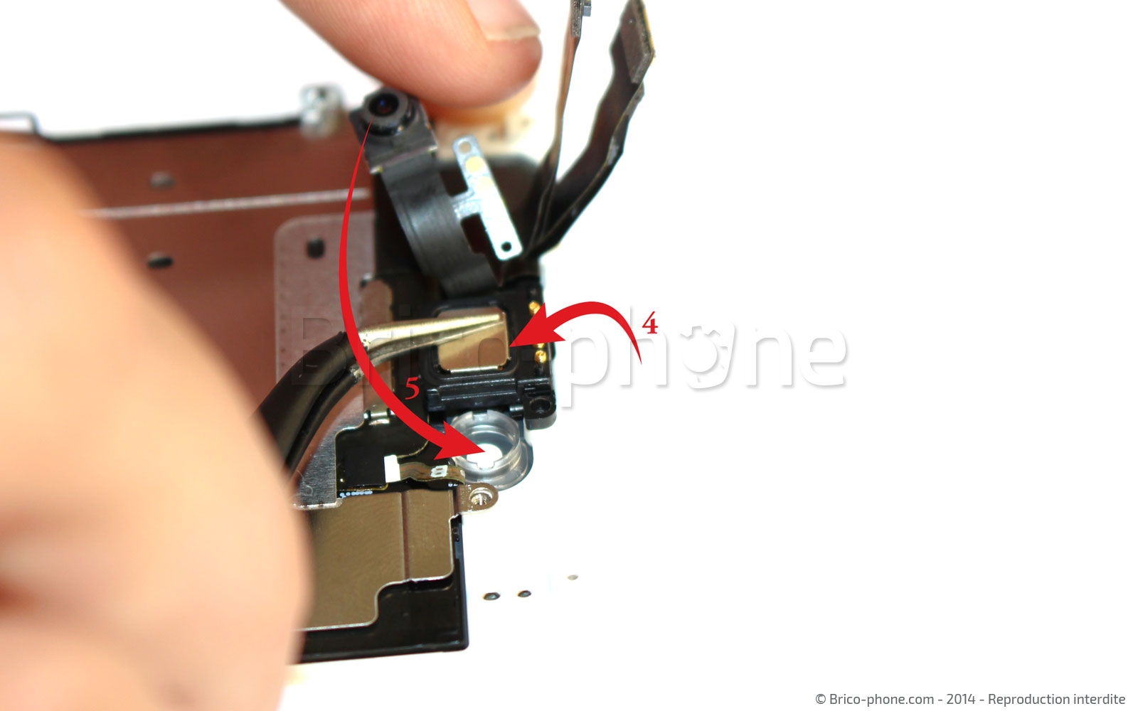 Changement d'écran (vitre+LCD) sans éléments prémontés sur iPhone 6 photo 3