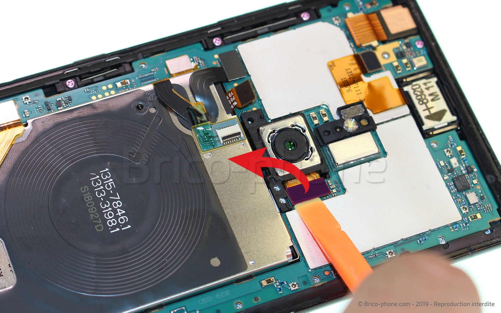 Changement de batterie sur Xperia XZ3 photo 1