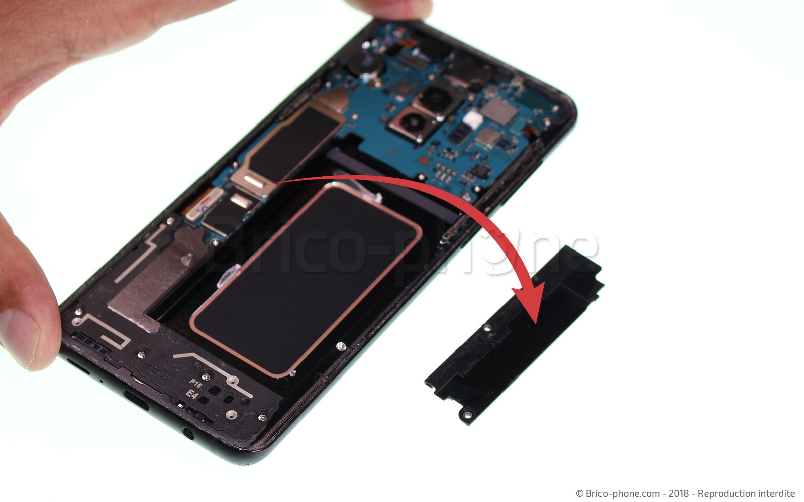 Changement du connecteur de charge sur Galaxy S9 Plus photo 4