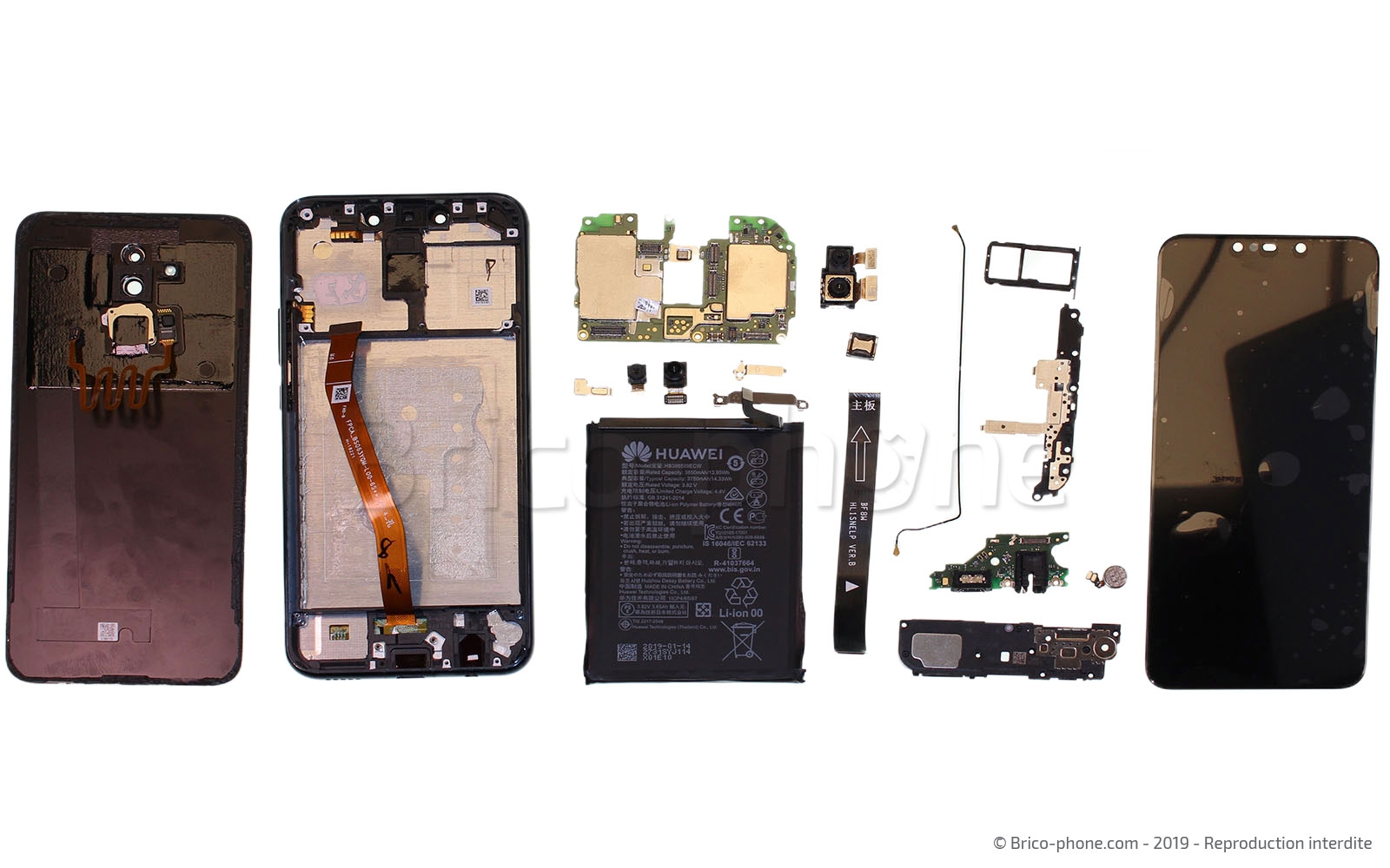 Démontage complet sur Mate 20 Lite photo 1