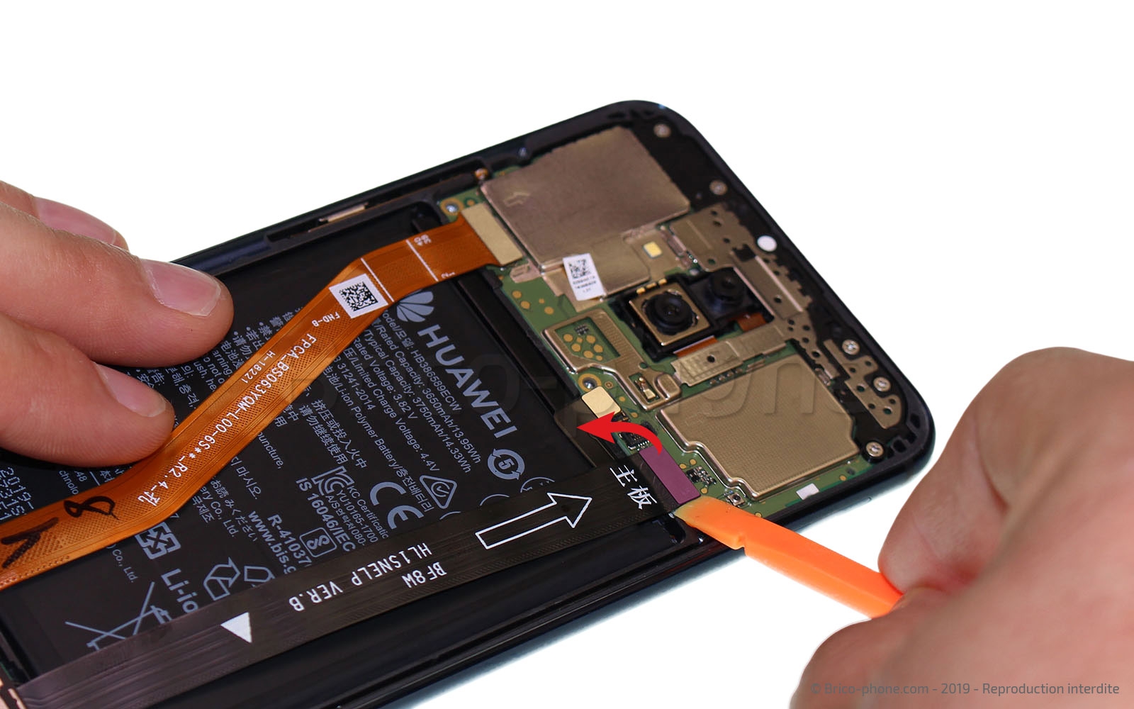 Changement de Batterie sur Mate 20 Lite photo 4