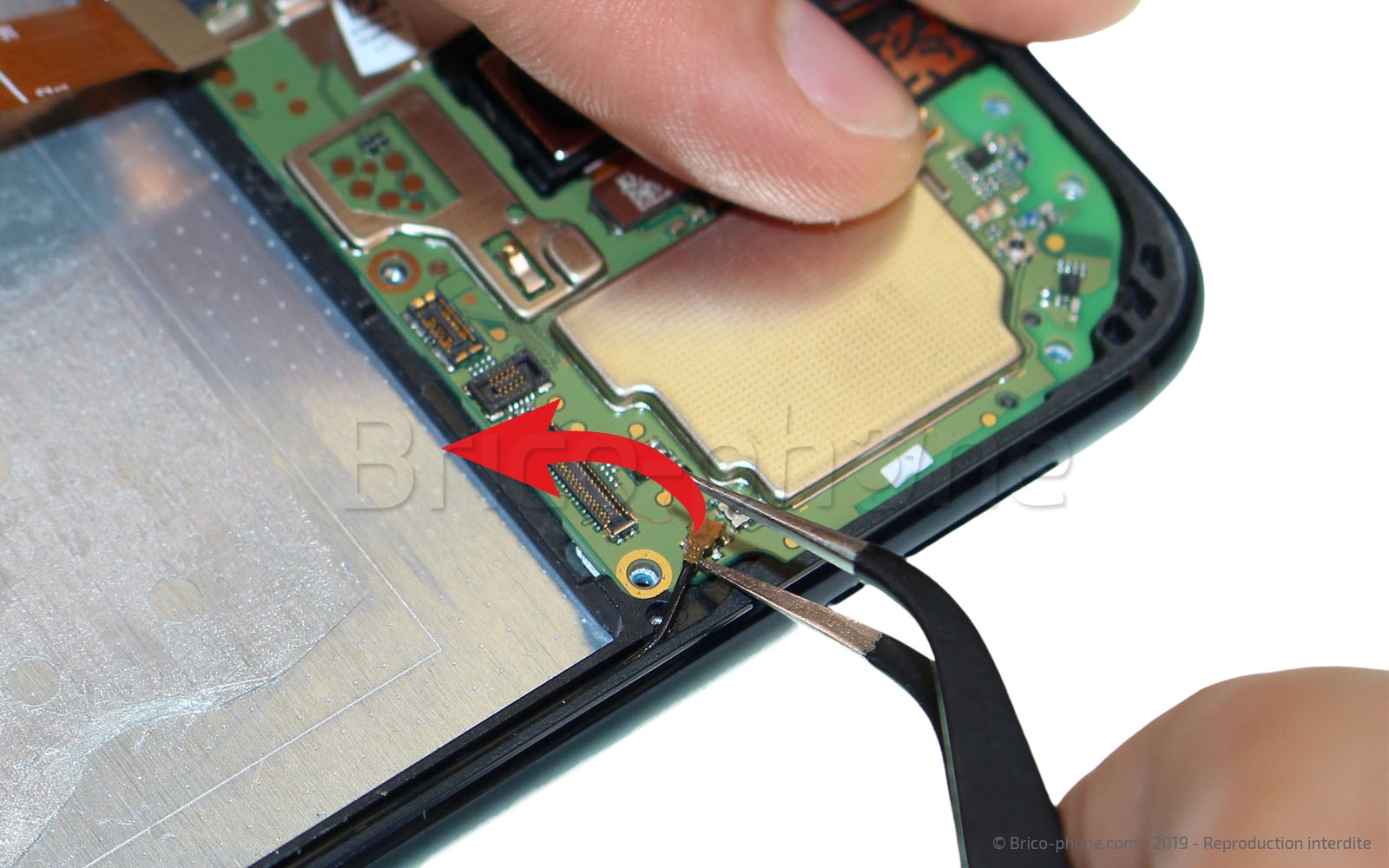 Changement de bloc écran avec batterie sur Mate 20 Lite photo 1