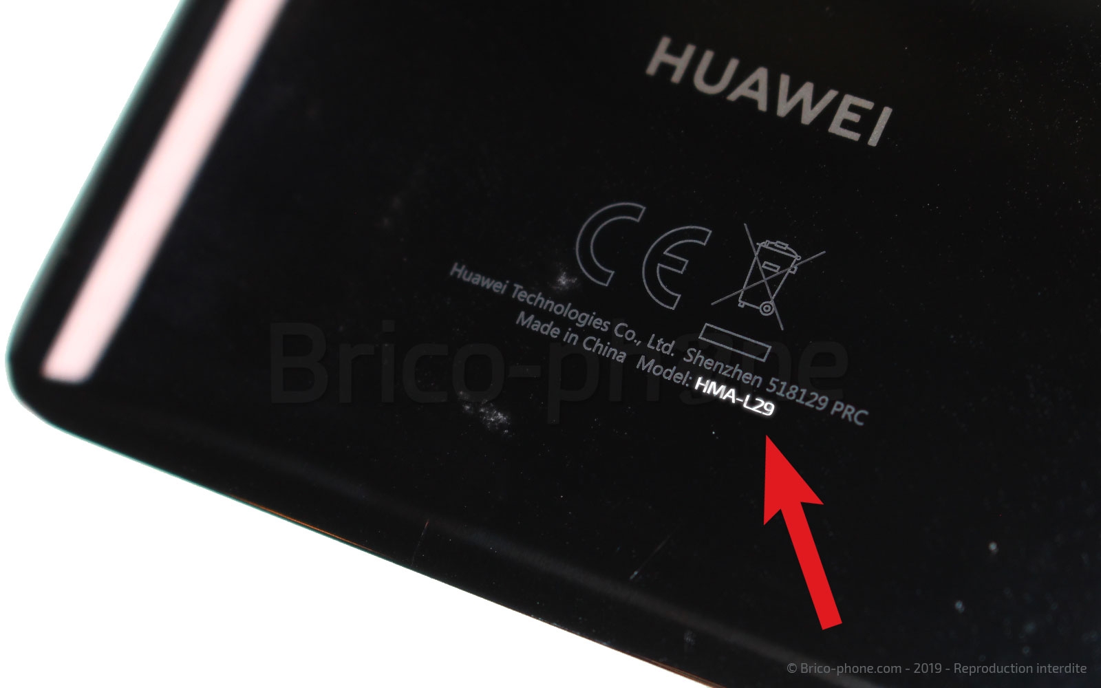 Changement de coque arrière sur Mate 20 photo 1