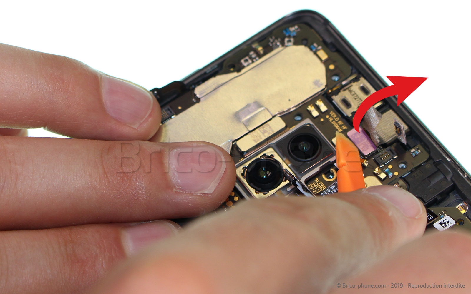 Changement de bloc écran avec batterie sur Mate 20 photo 2