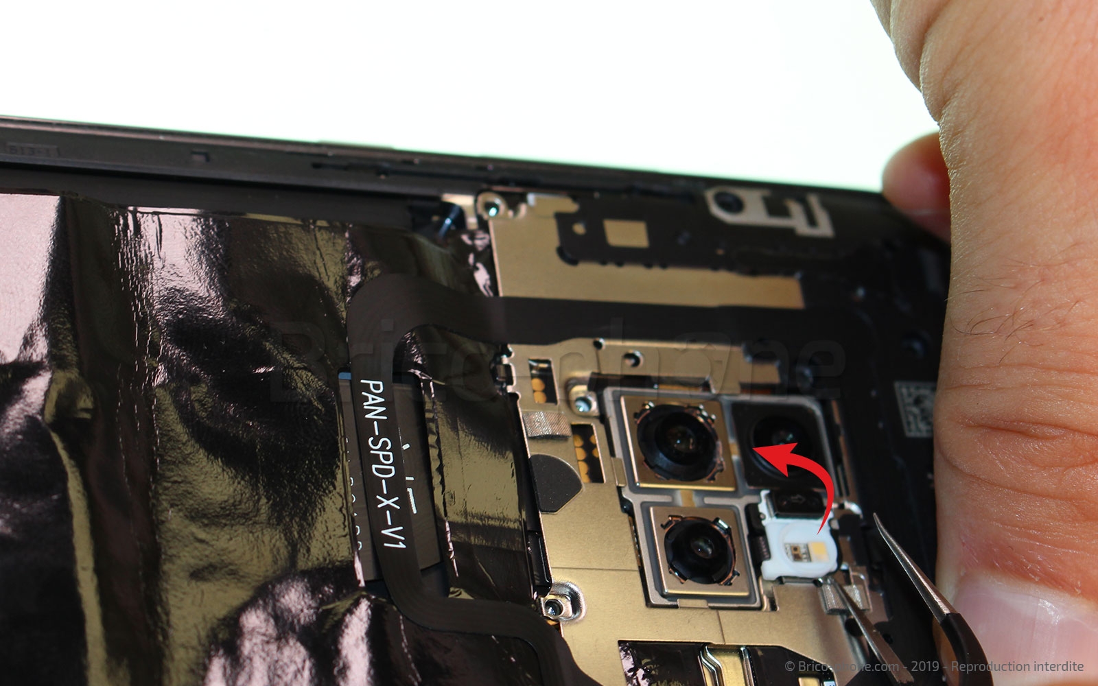 Changement de bloc écran avec batterie sur Mate 20 photo 2