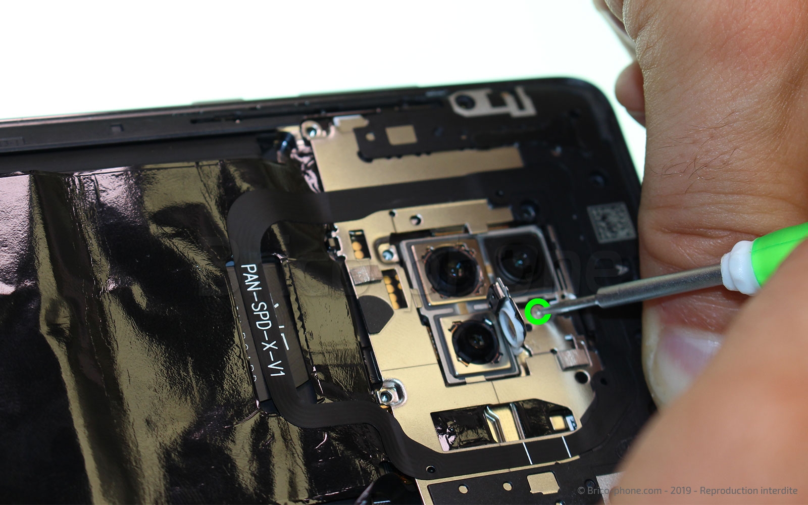 Changement de bloc écran avec batterie sur Mate 20 photo 3