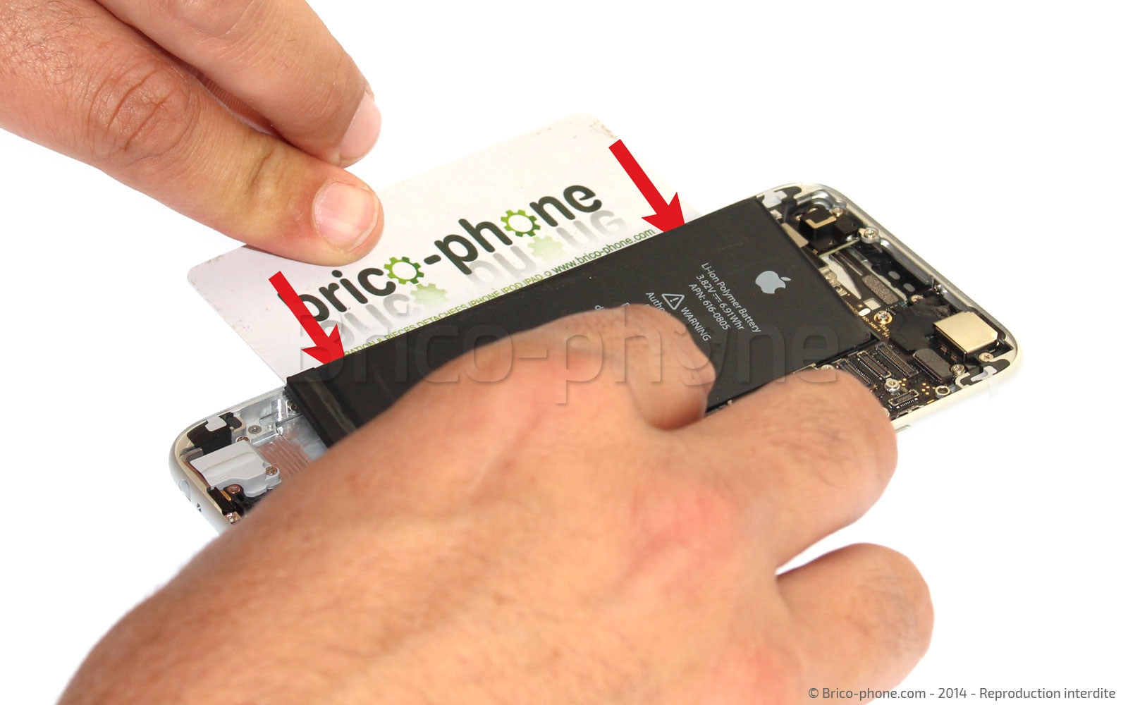 Changement de batterie sur iPhone 6 photo 1