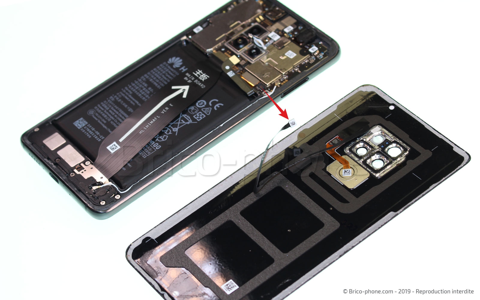 Changement de connecteur de charge sur Mate 20 photo 3