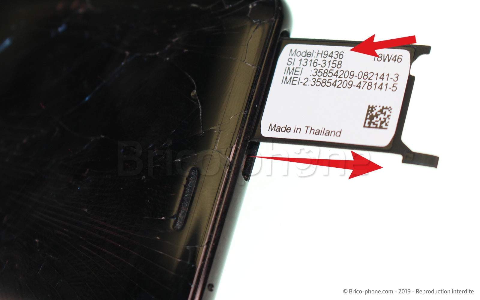 Changement du bloc écran sur Xperia XZ3 photo 3