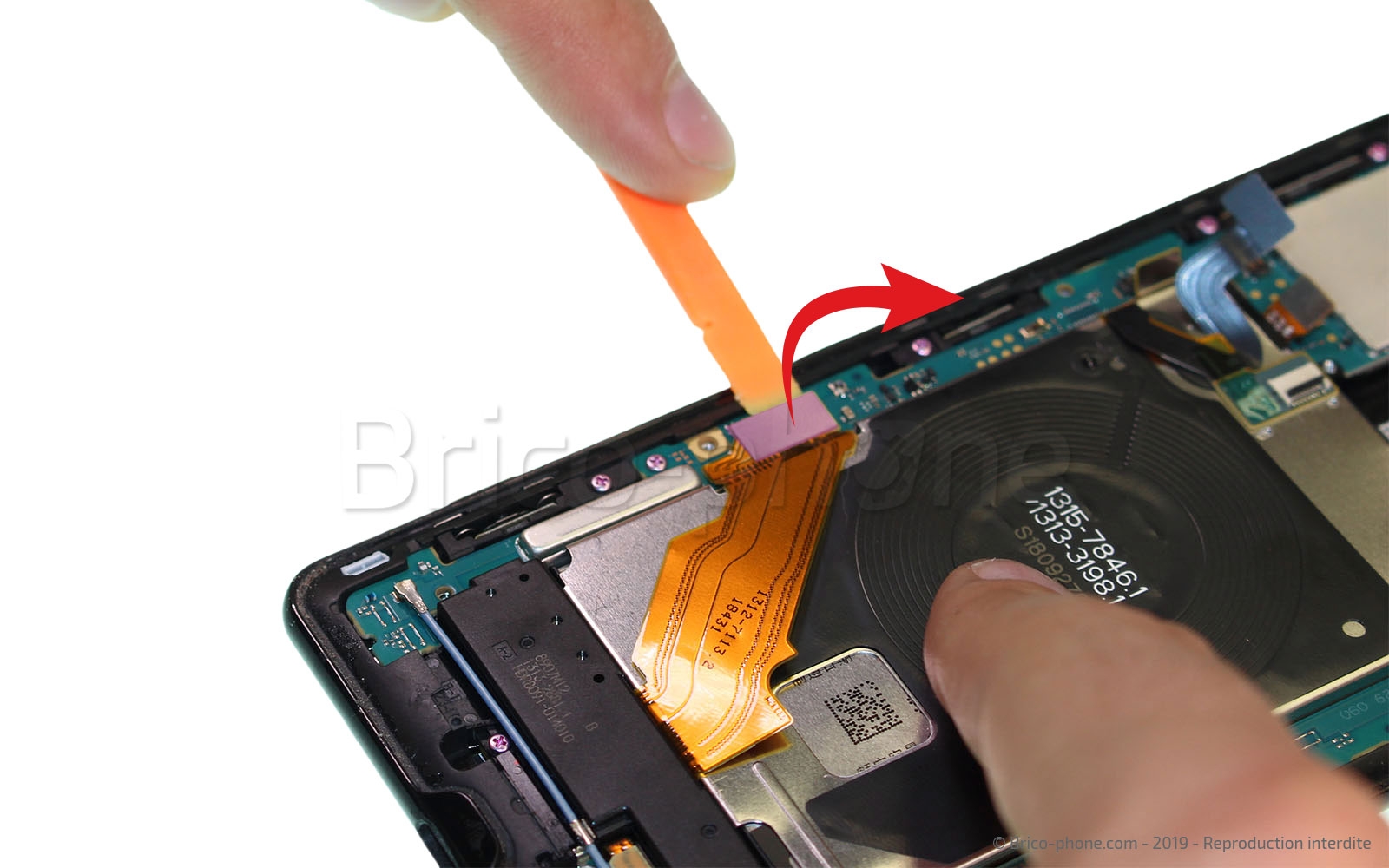 Changement du bloc écran sur Xperia XZ3 photo 4