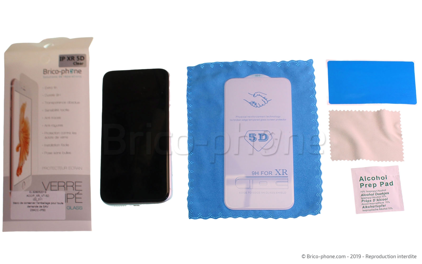 Pose d'une protection en verre trempé photo 1