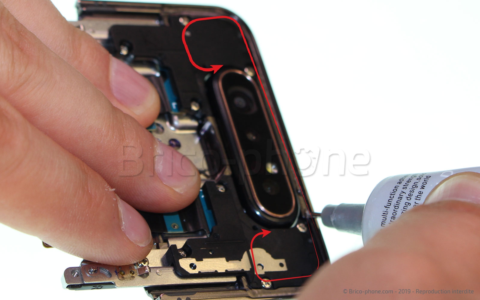 Démontage complet sur Galaxy A80 photo 1