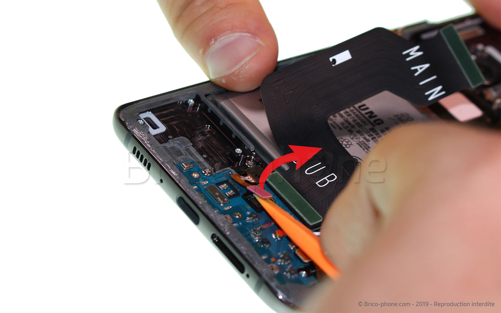 Démontage complet sur Galaxy A80 photo 1