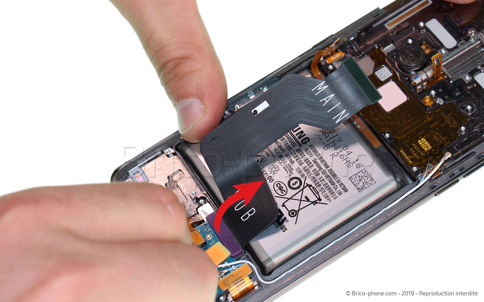 Démontage complet sur Galaxy A80 photo 2