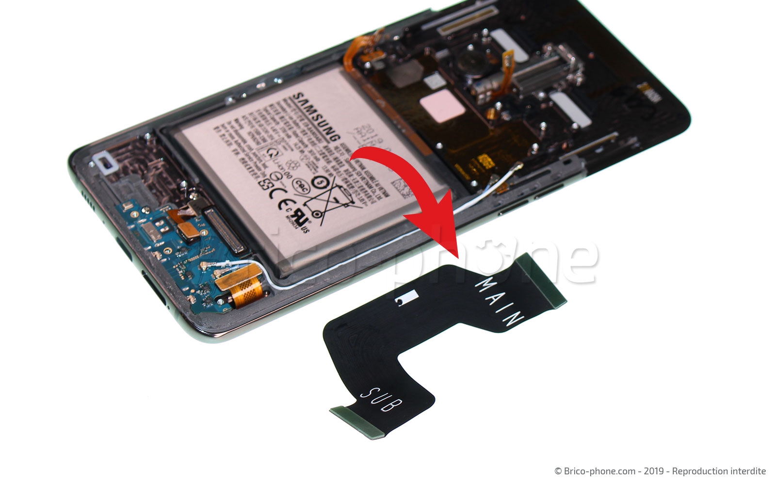 Démontage complet sur Galaxy A80 photo 3