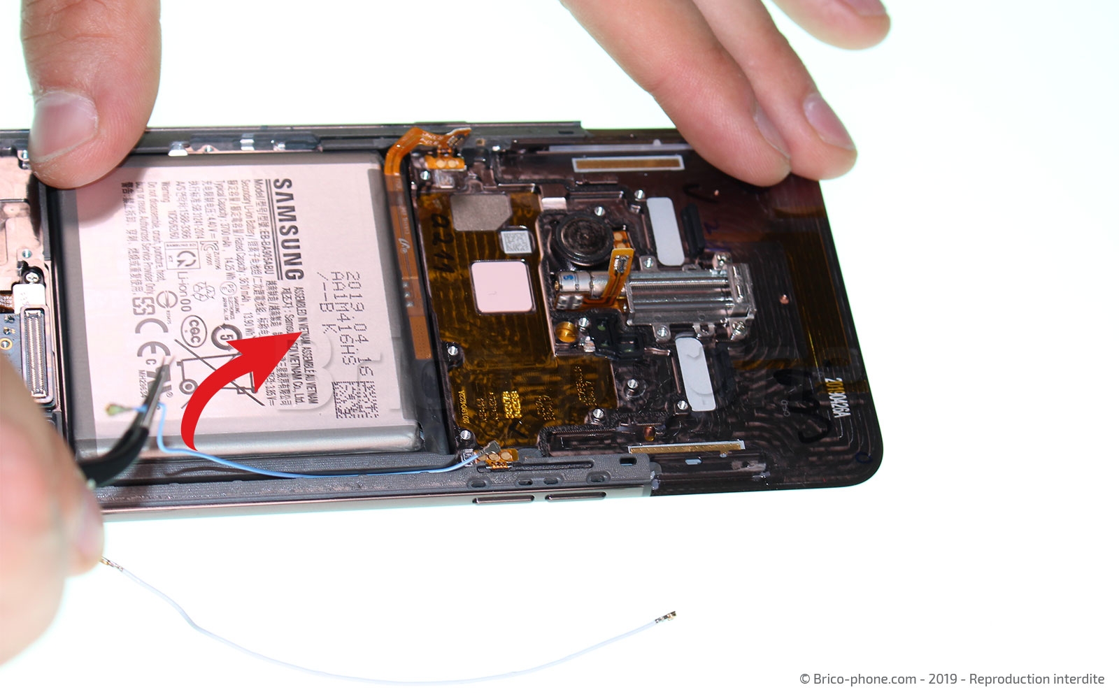 Démontage complet sur Galaxy A80 photo 3