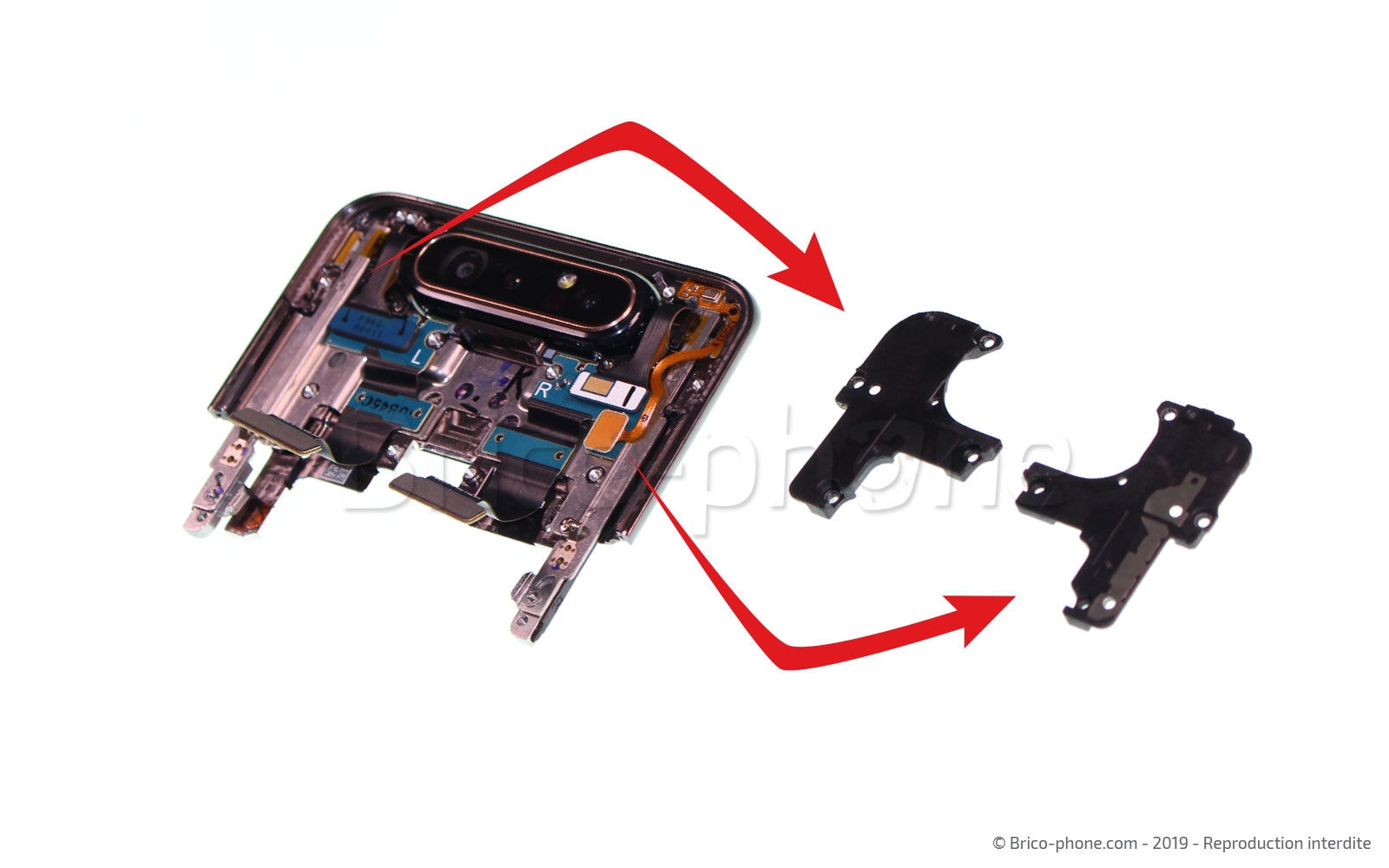 Démontage complet sur Galaxy A80 photo 4