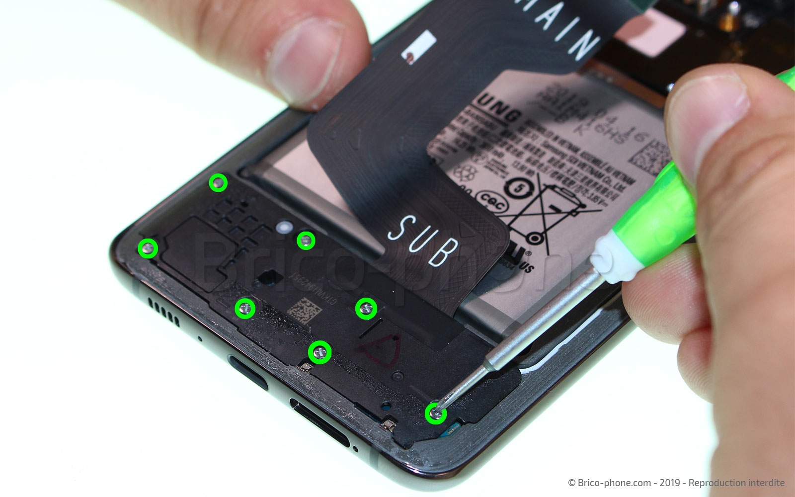 Démontage complet sur Galaxy A80 photo 1