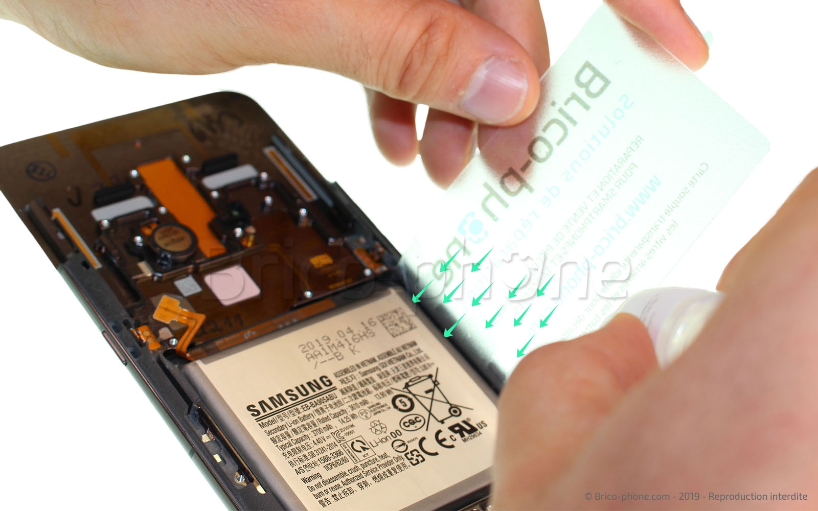 Démontage complet sur Galaxy A80 photo 1