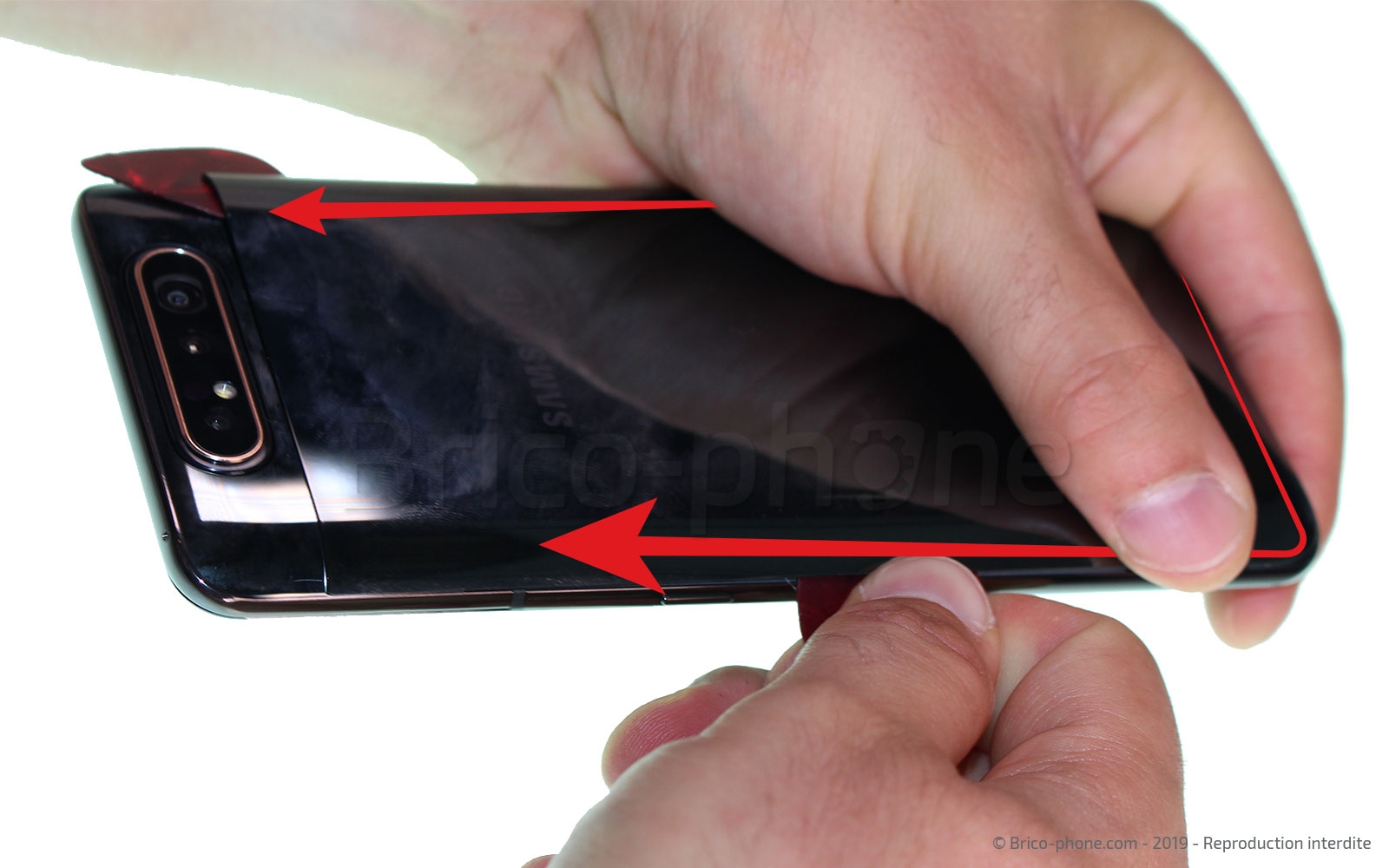 Démontage complet sur Galaxy A80 photo 1