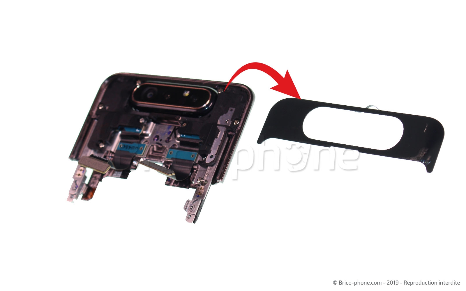 Démontage complet sur Galaxy A80 photo 3