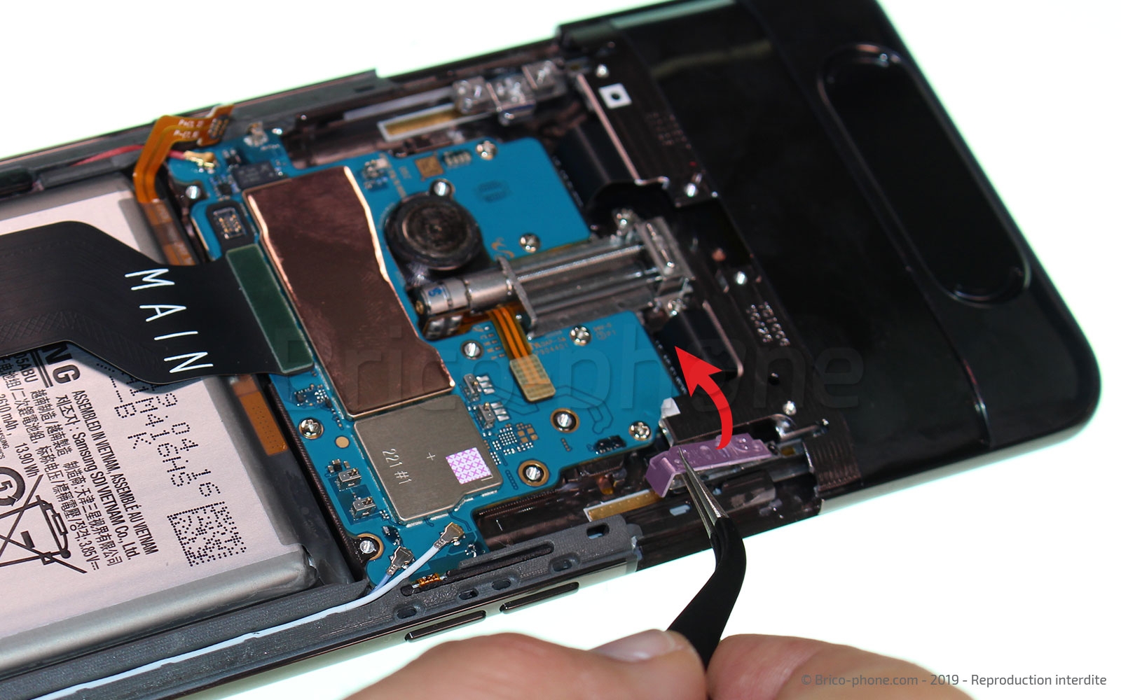 Démontage complet sur Galaxy A80 photo 3