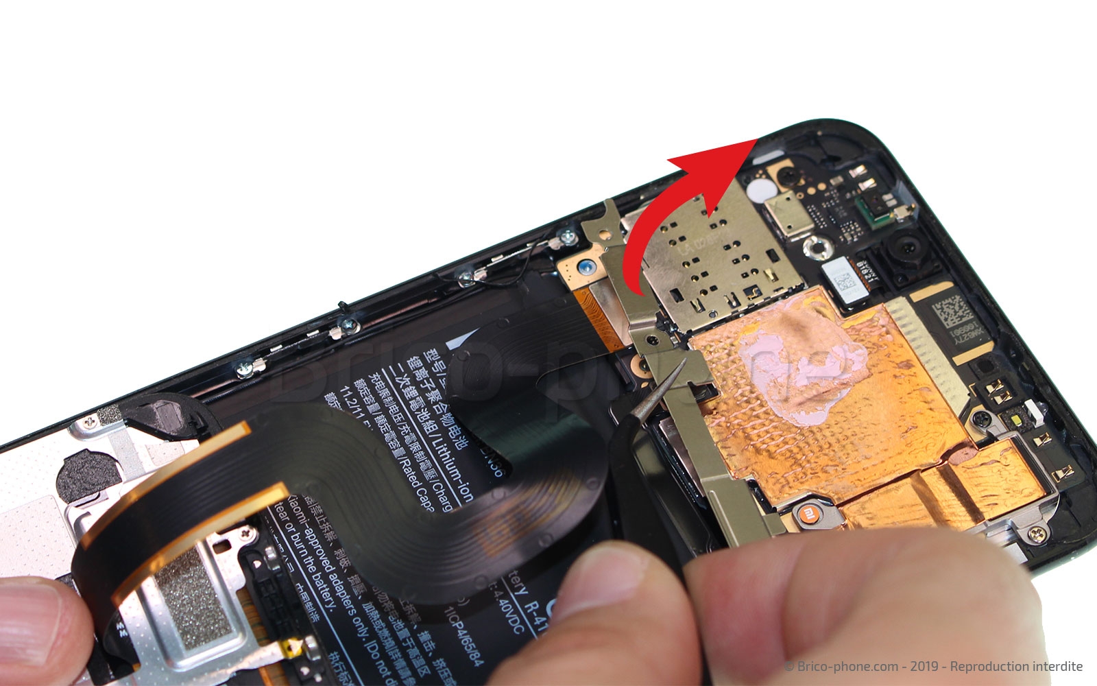 Changement de batterie sur Mi A2 photo 2