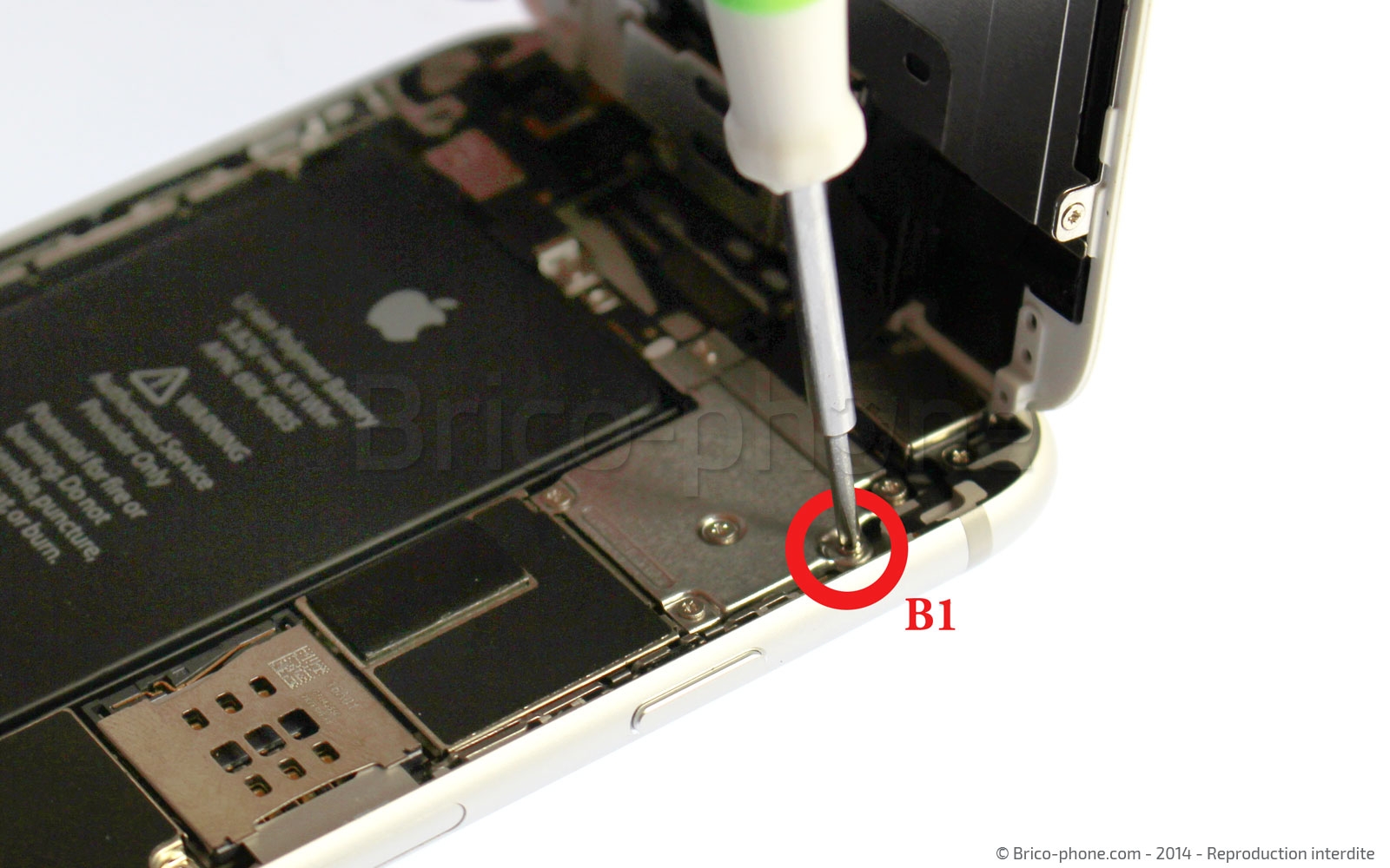 Changement du connecteur de charge sur iPhone 6 photo 2